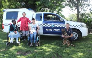 We had a visit today from K9 Lexi and Inspector Jacques Fourie of the Durban Metro Police