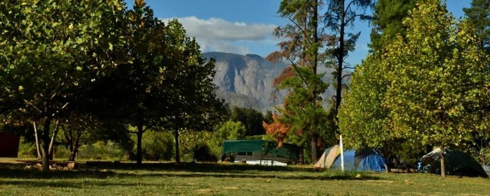 Idyllic scene at Beaverlac campsite