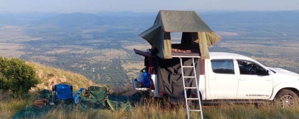 Piesangkloof wild campsite overlook view