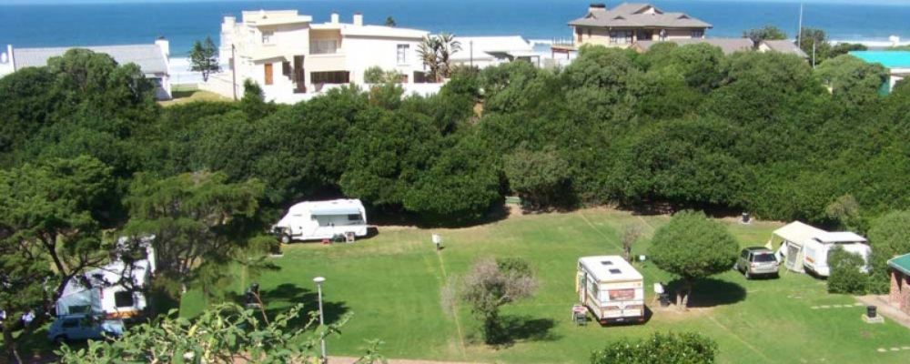 Aerial view of Glentana Caravan Park