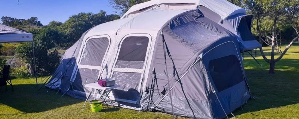 Luxury tent at Outeniqua Caravan Park